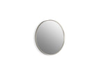KOHLER K-31367-BNL Essential 22" Round Framed Mirror - Brushed Nickel