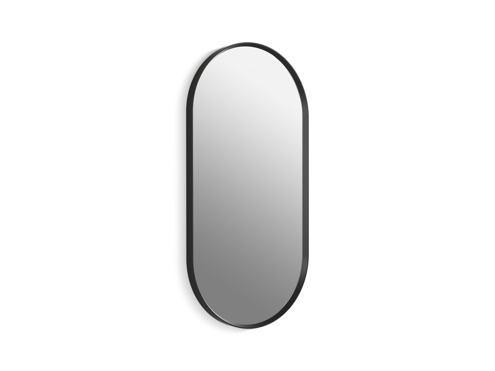 KOHLER K-31371-BLL Essential 18" X 36" Capsule Framed Mirror - Matte Black