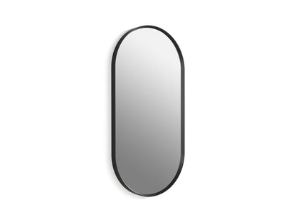 KOHLER K-31371-BLL Essential 18" x 36" capsule framed mirror - Matte Black