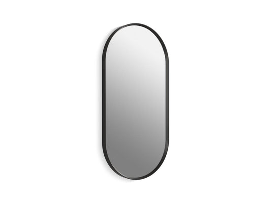 KOHLER K-31371-BLL Essential 18" x 36" capsule framed mirror - Matte Black