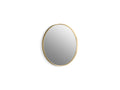 KOHLER K-31367-BGL Essential 22" Round Framed Mirror - Moderne Brushed Gold