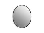 KOHLER K-31368-BLL Essential 32" Round Framed Mirror - Matte Black
