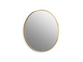 KOHLER K-31368-BGL Essential 32" Round Framed Mirror - Moderne Brushed Gold