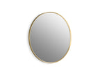 KOHLER K-31368-BGL Essential 32" Round Framed Mirror - Moderne Brushed Gold