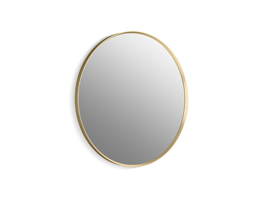 KOHLER K-31368-BGL Essential 32" round framed mirror - Moderne Brushed Gold