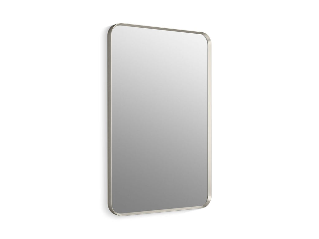 KOHLER K-31364-BNL Essential 24" X 36" Rectangular Framed Mirror - Brushed Nickel