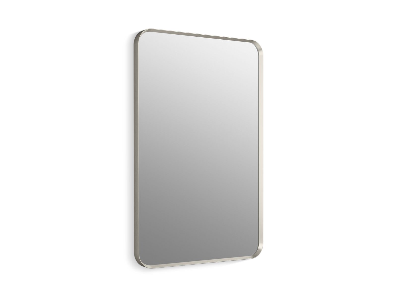 KOHLER K-31364-BNL Essential 24" X 36" Rectangular Framed Mirror - Brushed Nickel
