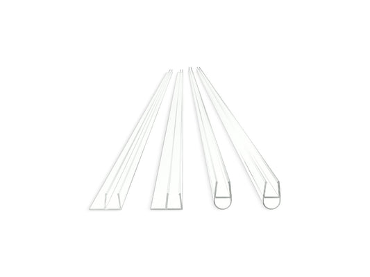 KOHLER K-705140-NA Sliding bath or shower door seal kit for 3/8"-thick glass