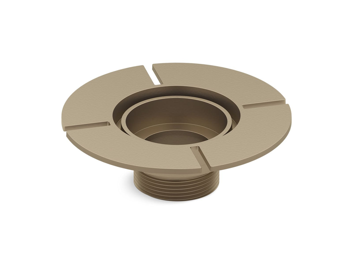 KOHLER K-25864-NA Snapflo Floor Flange Kit, Brass