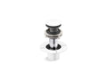 KOHLER K-25863-0 Snapflo Toe-Tap Bath Drain - White