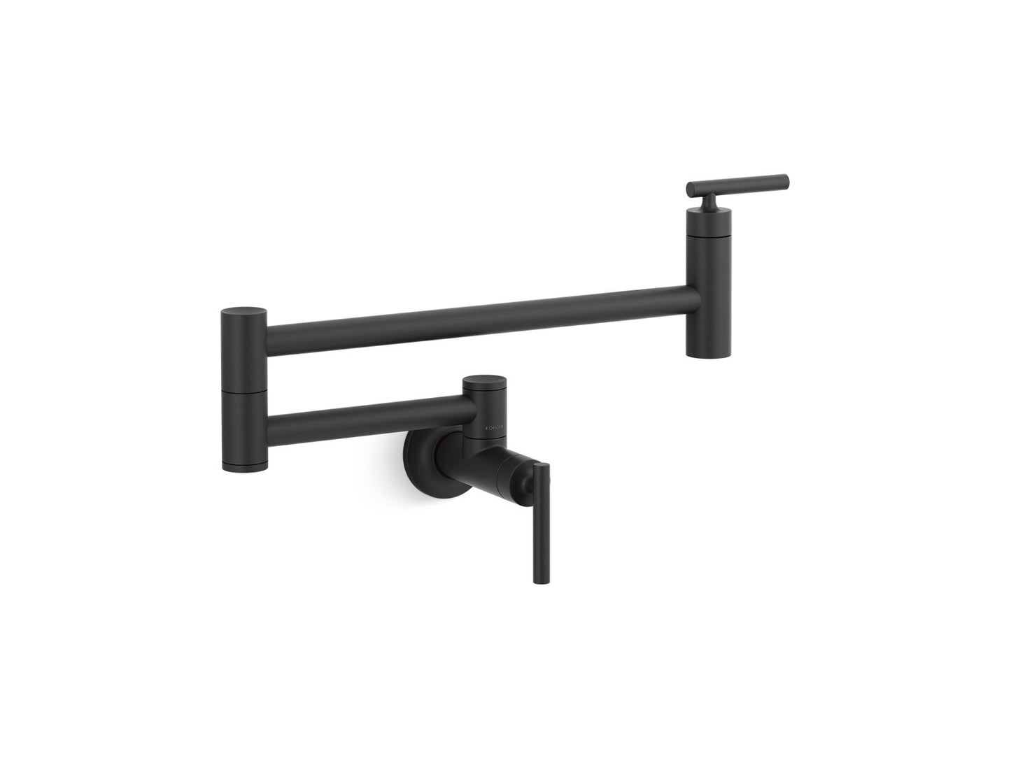 KOHLER K-35745-BL Wall-Mount Pot Filler In Matte Black