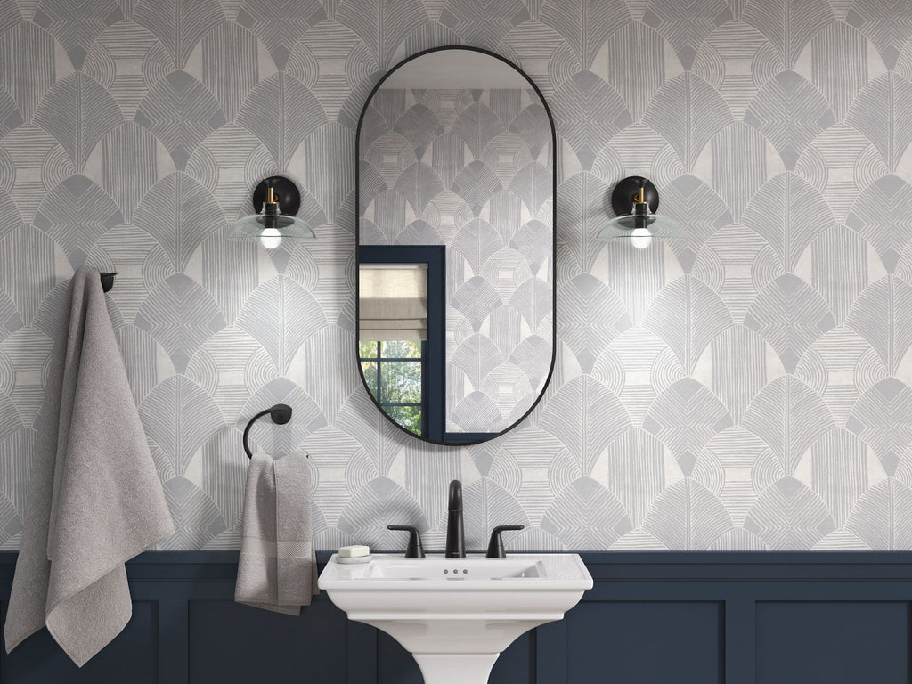 KOHLER K-26051-BLL Essential 20" X 40" Capsule Framed Mirror - Matte Black