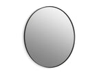 KOHLER K-31370-BLL Essential 42" Round Framed Mirror - Matte Black
