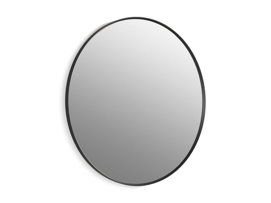 KOHLER K-31370-BLL Essential 42" round framed mirror - Matte Black