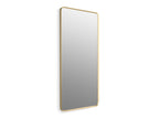 KOHLER K-31366-BGL Essential 28" X 60" Rectangular Framed Mirror - Moderne Brushed Gold