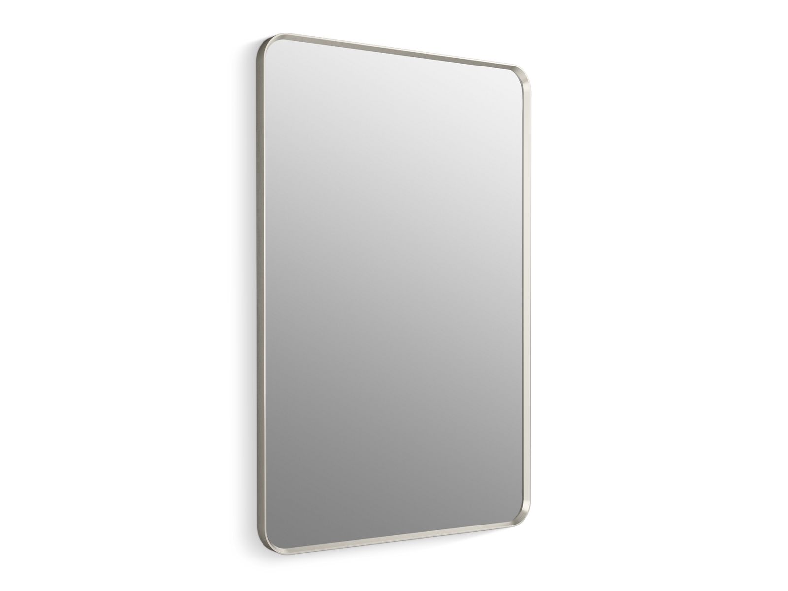 KOHLER K-31365-BNL Essential 30" X 45" Rectangular Framed Mirror - Brushed Nickel