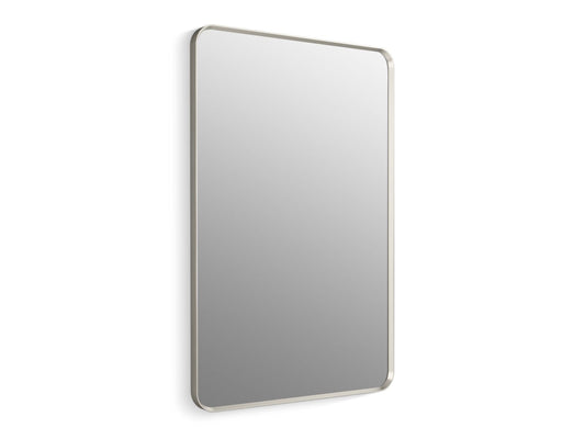 KOHLER K-31365-BNL Essential 30" x 45" rectangular framed mirror - Brushed Nickel