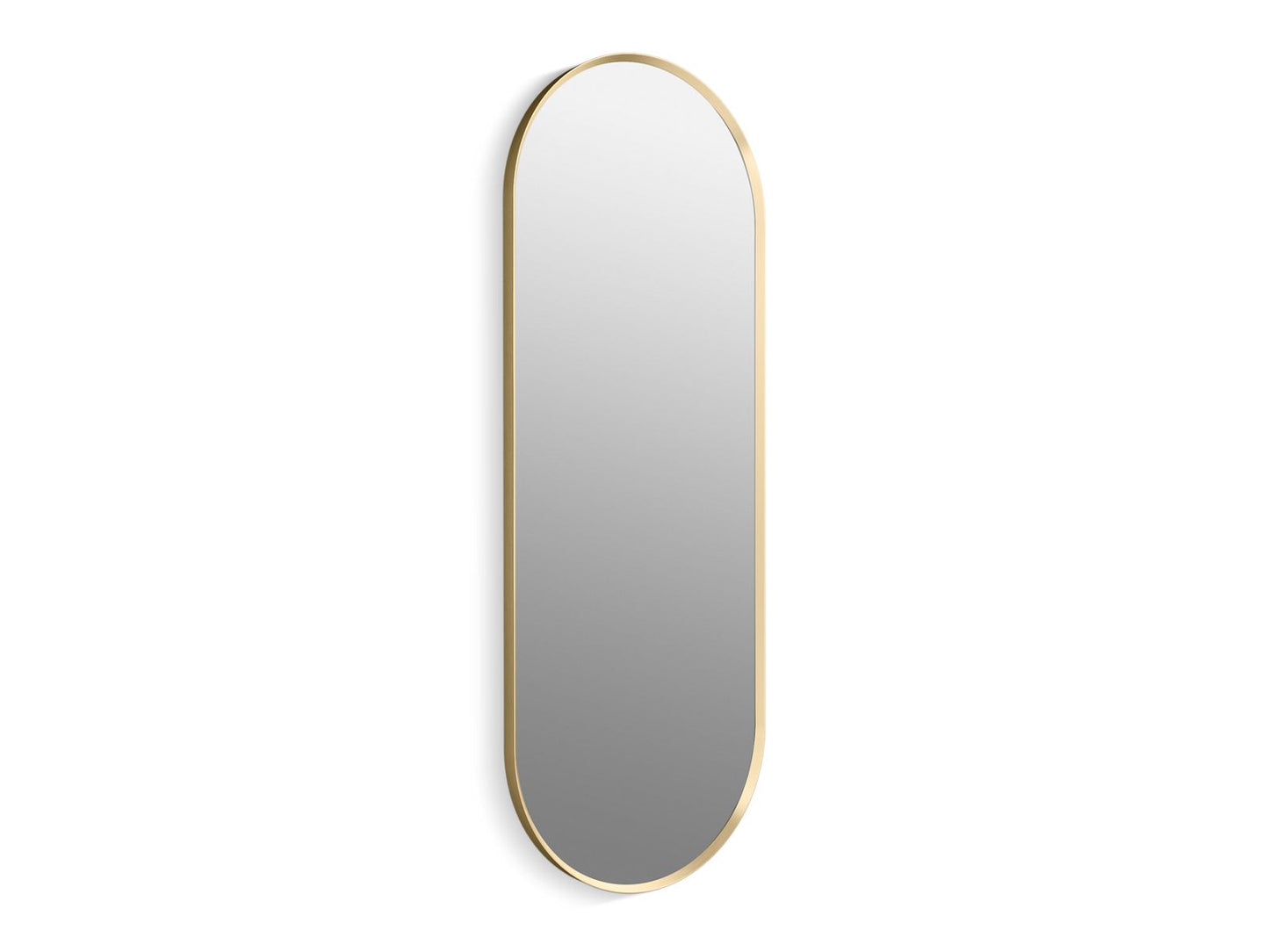 KOHLER K-31373-BGL Essential 22" X 60" Capsule Decorative Mirror In Moderne Brushed Gold