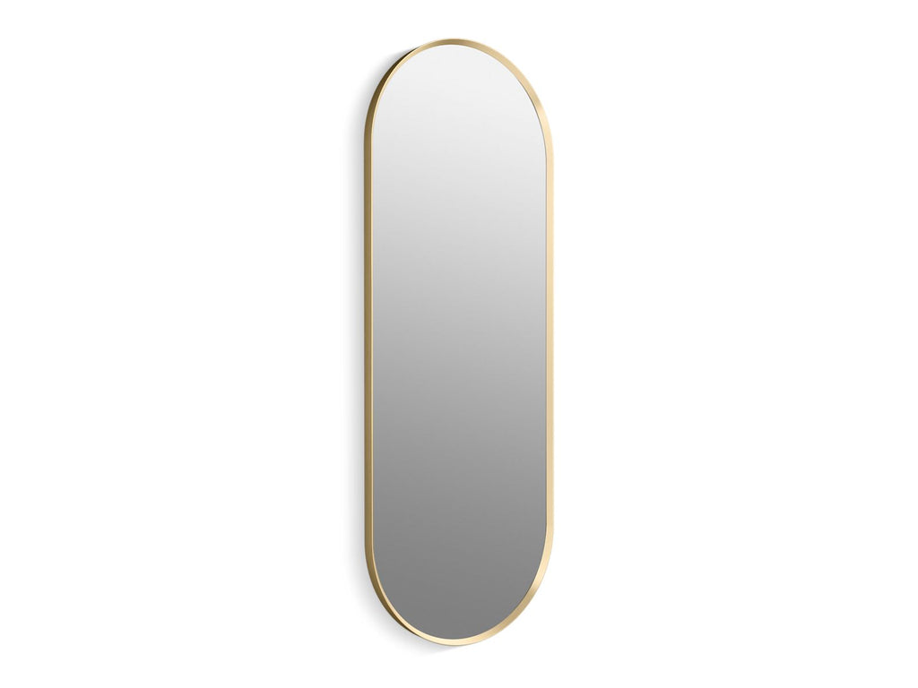 KOHLER K-31373-BGL Essential 22" X 60" Capsule Framed Mirror - Moderne Brushed Gold