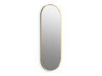 KOHLER K-31373-BGL Essential 22" X 60" Capsule Framed Mirror - Moderne Brushed Gold