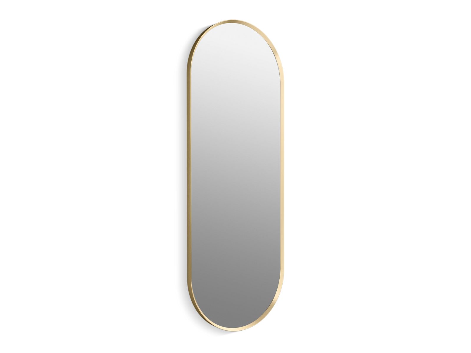 KOHLER K-31373-BGL Essential 22" X 60" Capsule Framed Mirror - Moderne Brushed Gold