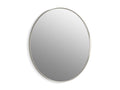 KOHLER K-31370-BNL Essential 42" Round Framed Mirror - Brushed Nickel