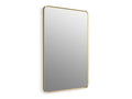KOHLER K-31365-BGL Essential 30" X 45" Rectangular Framed Mirror - Moderne Brushed Gold
