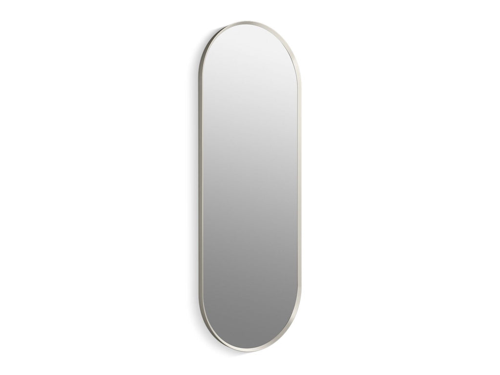 KOHLER K-31373-BNL Essential 22" X 60" Capsule Framed Mirror - Brushed Nickel