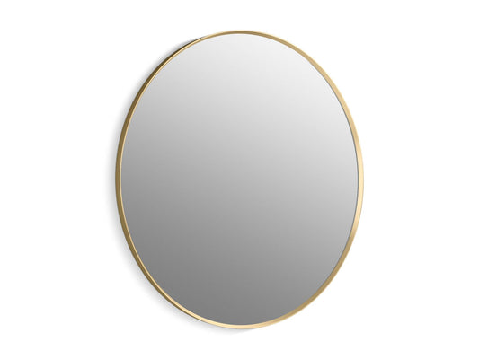 KOHLER K-31370-BGL Essential 42" Round Mirror In Moderne Brushed Gold