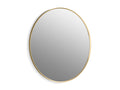 KOHLER K-31370-BGL Essential 42" Round Framed Mirror - Moderne Brushed Gold