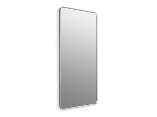 KOHLER K-31366-BNL Essential 28" x 60" rectangular framed mirror - Brushed Nickel