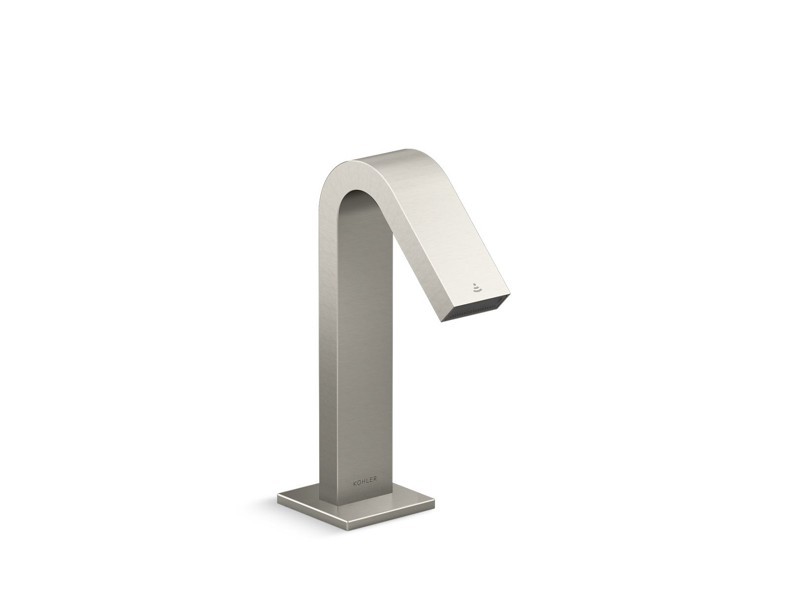 KOHLER K-103L77-SANL-BN Loure Touchless Faucet With Kinesis Sensor Technology And Temperature Mixer, Ac-Powered - Vibrant Brushed Nickel