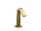 KOHLER K-103L77-SANL-2MB Loure Touchless Faucet With Kinesis Sensor Technology And Temperature Mixer, Ac-Powered - Vibrant Brushed Moderne Brass