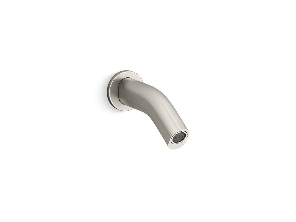 KOHLER K-123B16-SANA-BN Oblo Wall-Mount Touchless Faucet With Kinesis Sensor Technology, Ac-Powered - Vibrant Brushed Nickel