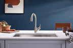 KOHLER K-30469-BL Rival Pull-Down Kitchen Sink Faucet With Two-Function Sprayhead - Matte Black