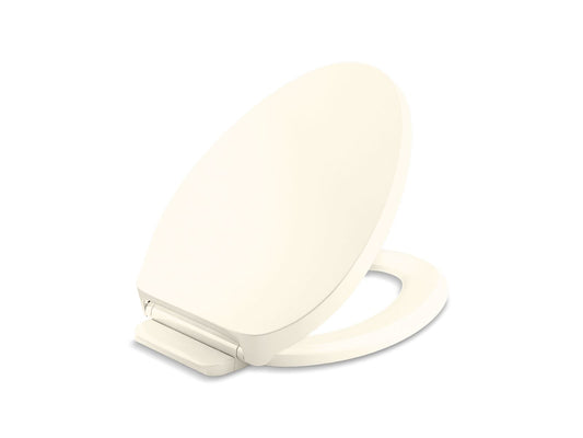 KOHLER K-28004-96 Drift Readylatch Quiet-Close Elongated Toilet Seat In Biscuit