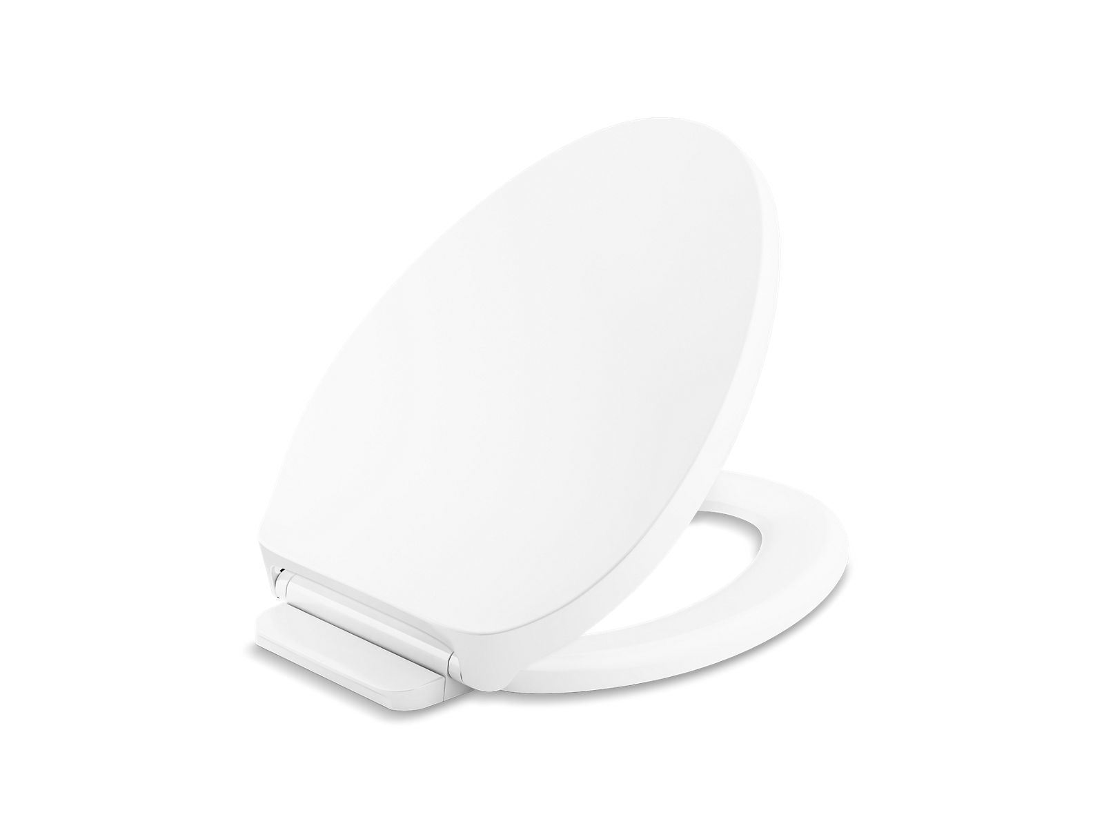 KOHLER K-28004-0 Drift Readylatch Quiet-Close Elongated Toilet Seat - White