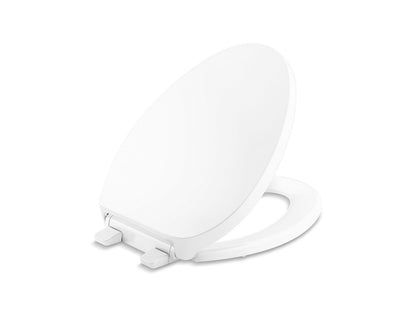 KOHLER K-29030-0 Drift Tab ReadyLatch Quiet-Close elongated toilet seat - White