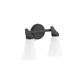 KOHLER K-26847-SC02-BLL Simplice Two-Light Sconce In Matte Black