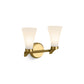 KOHLER K-26847-SC02-2GL Simplice Two-Light Sconce In Brushed Moderne Brass