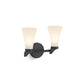 KOHLER K-26847-SC02-BLL Simplice Two-Light Sconce In Matte Black