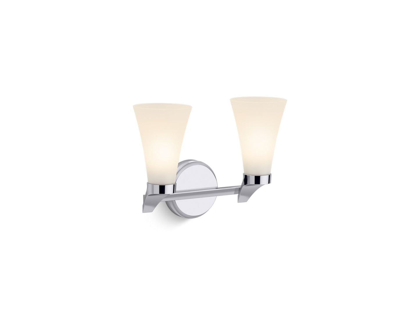 KOHLER K-26847-SC02-CPL Simplice Two-Light Sconce In Polished Chrome