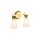 KOHLER K-26847-SC02-2GL Simplice Two-Light Sconce In Brushed Moderne Brass