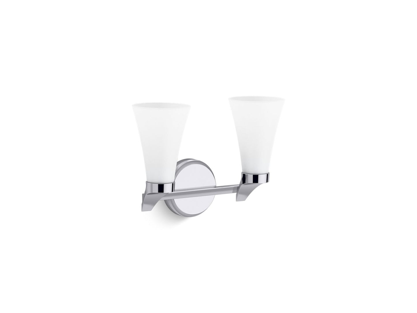 KOHLER K-26847-SC02-CPL Simplice Two-Light Sconce In Polished Chrome