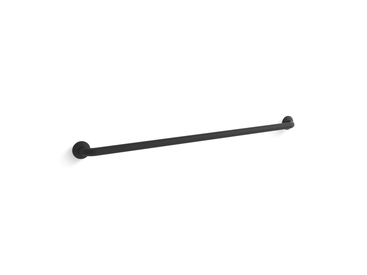 KOHLER K-10545-BL Traditional 42" Grab Bar - Matte Black