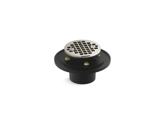 KOHLER K-22671-SN Clearflo Round Brass Tile-In Shower Drain In Vibrant Polished Nickel