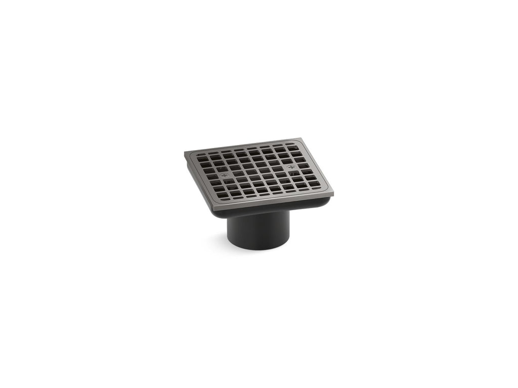 KOHLER K-22665-TT Clearflo Square Brass Tile-In Shower Drain (Drain Body Not Included) - Vibrant Titanium