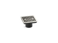 KOHLER K-22665-SN Clearflo Square Brass Tile-In Shower Drain (Drain Body Not Included) - Vibrant Polished Nickel