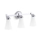 KOHLER K-26848-SC03-CPL Simplice Three-Light Sconce In Polished Chrome