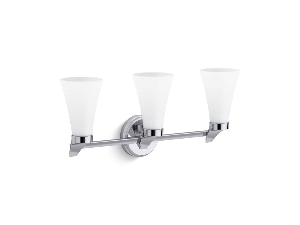 KOHLER K-26848-SC03-CPL Simplice Three-Light Sconce - Polished Chrome